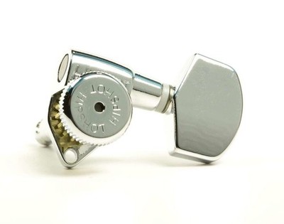 Genuine Hipshot Button Set of 6 D01 Chrome also fits Grover