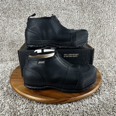 NIB Bogs Overshoe Unisex Zip Comp Toe Rain Boot 6 Black Waterproof Work Shoe Unisex Boots Bogs Overshoe Zip Composite Safety Toe NIB  main image 3