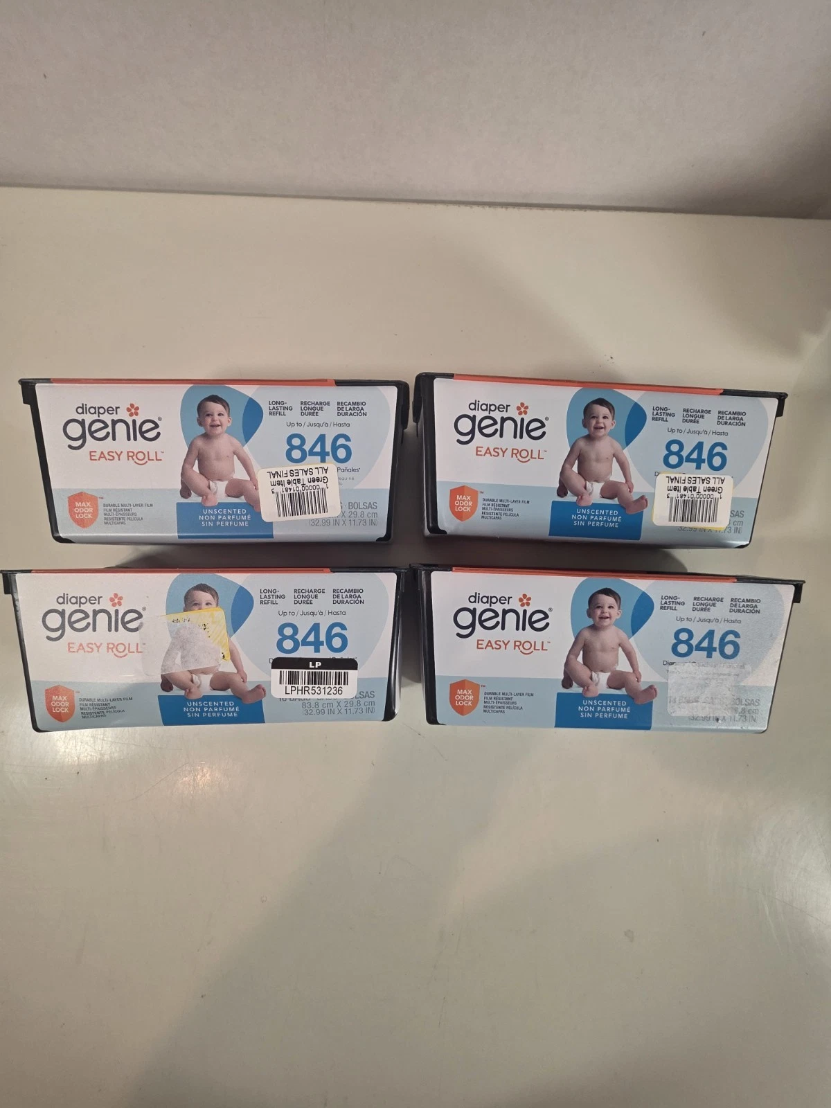 4 Diaper Genie Easy Roll 18 Bags 846 Diapers Unscented
Opens in a new window or tab