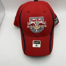 Adidas Red Bull New York Major League Soccer Fitted Size L/XL , MLS Patch
