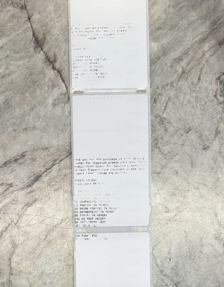 Panduit TDP43ME Thermal Transfer Label Printer with Adapter - Powers On - Read - Image 4 of 4