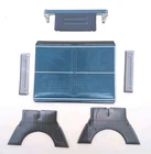 LOT: GI Joe Rise of Cobra Pit Mobile Headquarters *CARDBOARD PING PONG TABLE*