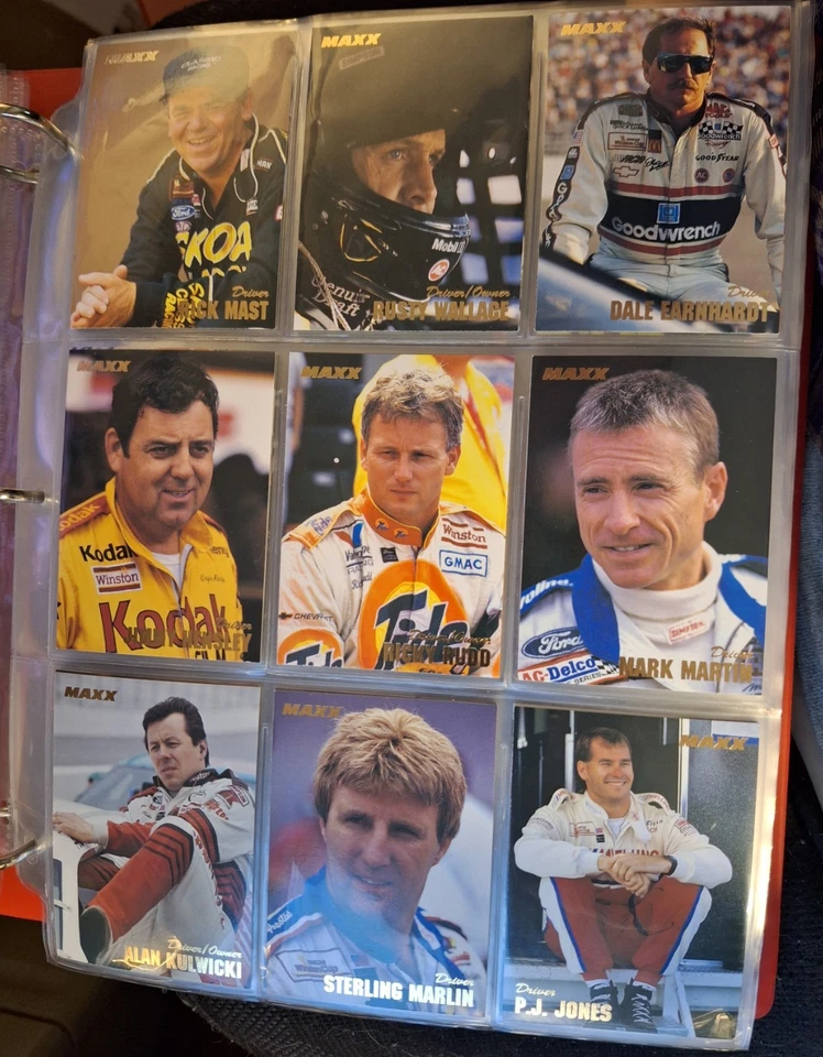 Maxx Race Cards Nascar 1994 SET of 300 Cards +12 Jumbo Cards in MAXX Binder - Image 2 of 4