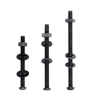 8PCS Carbon Steel Cage Screw Set Computer Case Cooling Fan Installation Screws