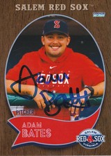 Adam Bates Signed 2025 Salem Red Sox Card #15 Boston Red Sox!