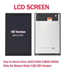 Newest 7 Inch LCD Screen Assembly For Steam Deck 2022 64GB/128GB/256GB Display