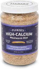 Fluker'S High Calcium Mealworm Diet Used as a Gut-Loading Food or Bedding, 12 Oz