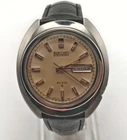 Vintage SEIKO Electronic EL-370 3703-7029 Day/Date SS men's watch
