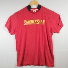 Homage WWE Summer Slam T-Shirt Red XXL 2021 Graphic Tee Wrestling Men's
