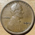 1910-S 1C BN Lincoln Wheat Cent - VF #2117