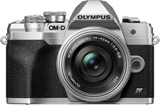 Olympus E-M10 Mark IV Silver Micro Four Thirds System Camera M.Zuiko Digital ED