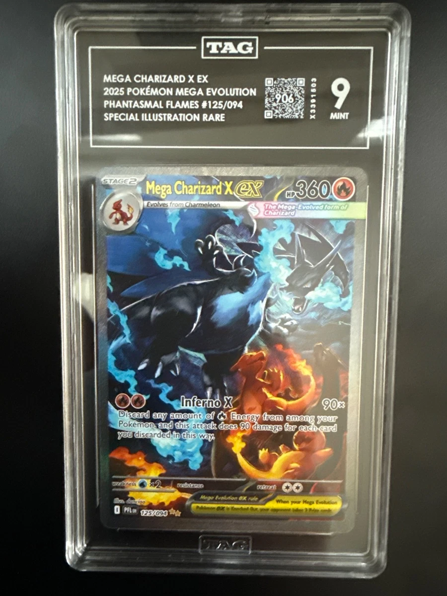 Charizard Pokémon TCG Grade 9 Rare Individual Collectible Card