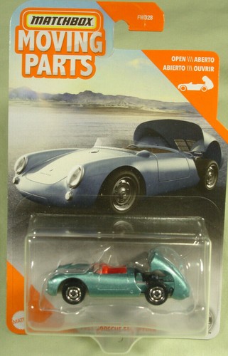 Matchbox Moving Parts 1955 Porsche 550 Spyder blue 2020 - Picture 2 of 2