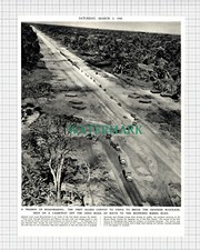 X960) Allied Convoy On The Ledo Road Burma WW2 - 1945 Clip