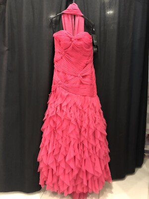 Vestido fiesta largo de tul con volantes talla 44 Precio tienda 289 