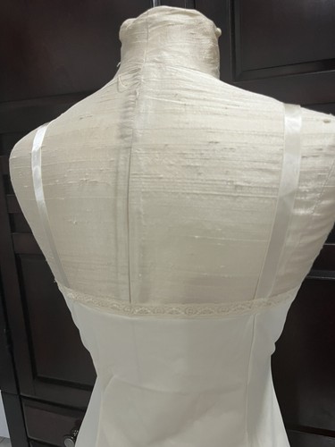 Vintage Wonder Maid Anti-Cling Antron Nylon Pizzo Completo Slip Avorio Taglia 34Union USA - Foto 11 di 20