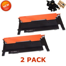 2pk CLT-K406S CLTK406S Bk Toner Cartridge For Samsung K406S Xpress C410W C460FW