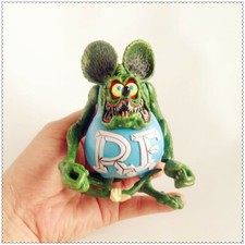 Green Rat Fink Ed Big Daddy Roth RF Action Figure 4"-5" A2