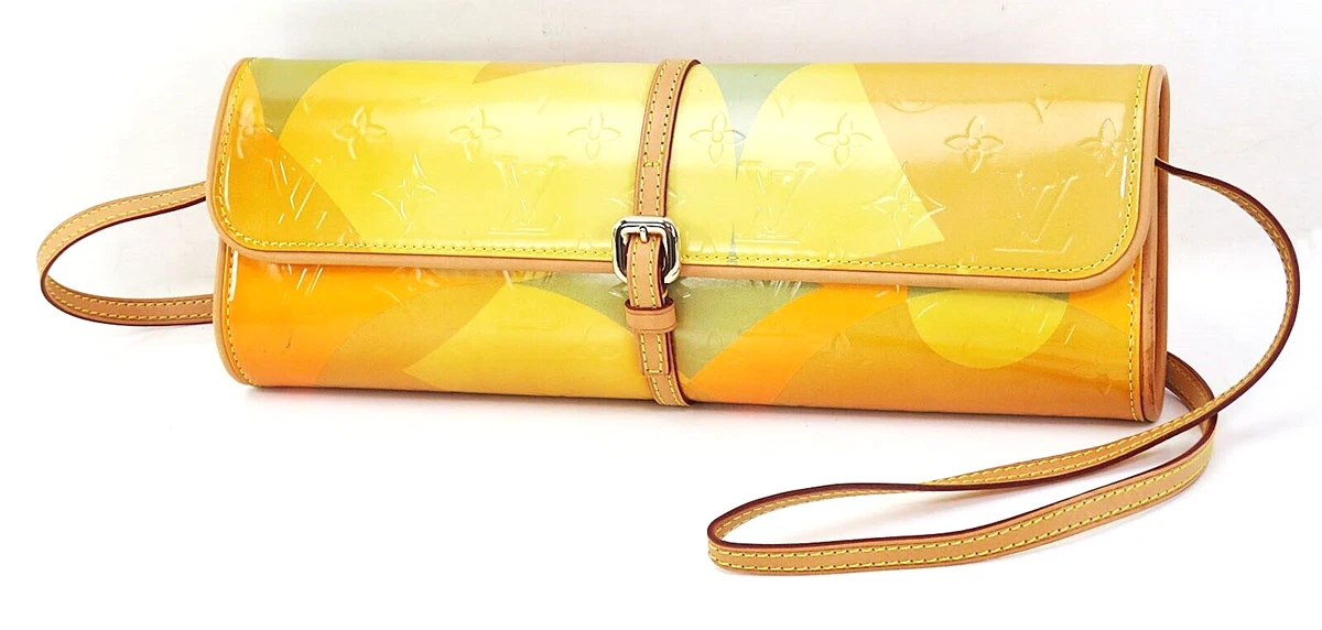 louis vuitton yellow pochette