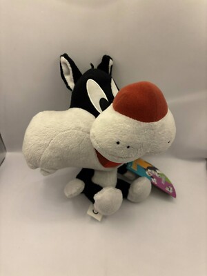 Looney Tunes Big Headz Sylvester Plüschtier Stofftier ca 24cm mit Tag #2