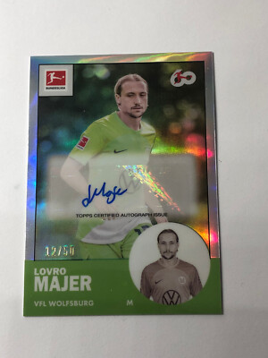 2023-24 Topps Chrome Bundesliga LOVRO MAJER Certified 1963 Variation Auto 12/50