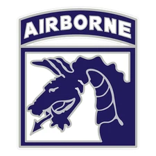 18th (XVIII) Airborne Corp Combat Service Identification Badge Bumper Sticker 5"