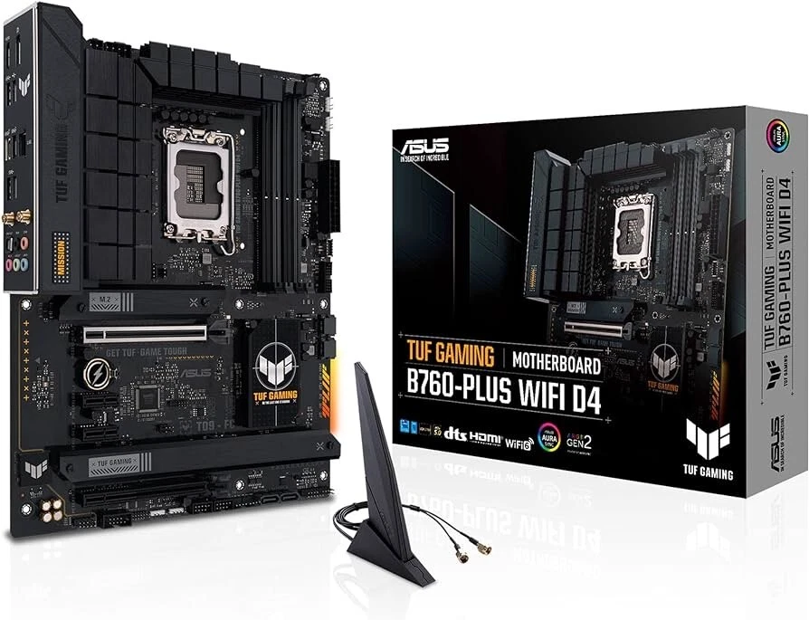 Asus TUF Gaming B760-PLUS WIFI D4 Scheda Madre PC ATX LGA 1700 DDR4 PCIe 5.0