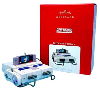 Hallmark 2021 Super NES Console Magic Light Sound Nintendo