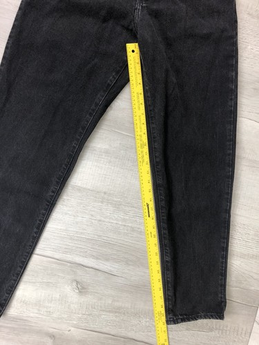 Structure Jeans Black Vintage Blue Original Outdoor Relaxed USA Men Size 32 x 32 - Picture 11 of 12