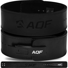 AQF Leather Weight Lifting Belt – IPL & USPA Approved Powerlifting Back Support