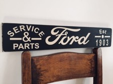 Ford sign Vintage Old antique style garage wooden car signs memorabilia large 