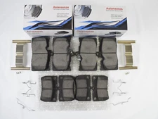 Asianautos Full Ceramic Front Rear Brake Pads W/Hardware For Lexus GS430 06-07