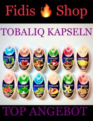 TOBALIQ Aroma Kapseln   100 Kugeln Perlen Klick Filter wie Hoffmann Aroma King