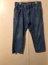 CARHARTT Relaxed Fit Natural Rise 5-Pocket Jeans 36x30 104943-H38 