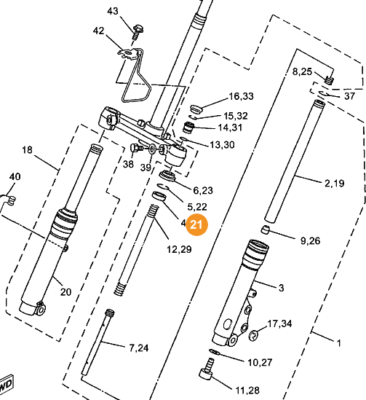 GENUINE YAMAHA FORK OIL SEAL 5KK-F3145-00 CS50 JOG R RR YN50 YN100