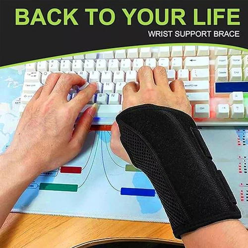 Left Right Wrist Support Brace Splint Carpal Tunnel Hand Sprain Arthritis Injury - Picture 10 of 19