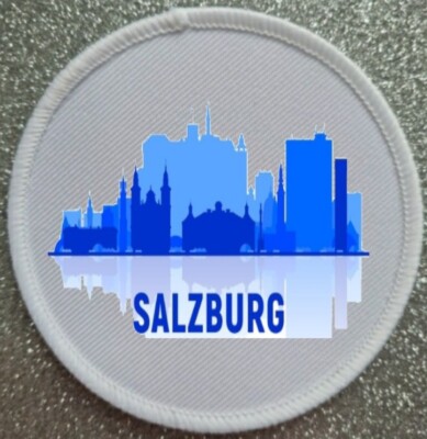 3 Zoll Salzburg Österreich Bügelbild / Aufnähen Patch Abzeichen 