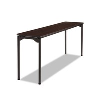 Iceberg Maxx Legroom Rectangular Folding Table 72w X 18d X 29-1/2h Walnut on sale Iceberg Maxx Legroom Rectangular Folding Table 72w X 18d X 29-1/2h Walnut on sale