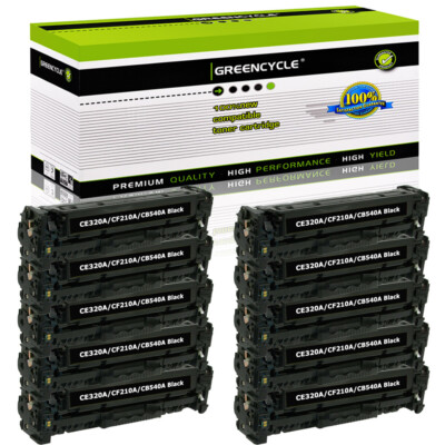 10 CF210A Black Toner Cartridge For HP 131A LaserJet Pro 200 Color M251n M251nw