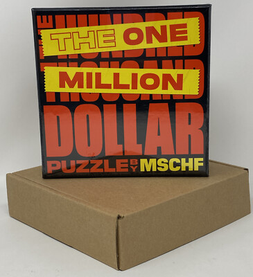 The One Million Dollar QR Code Puzzle by MSCHF- 500 Pieces (15.7'' X 15.7'')