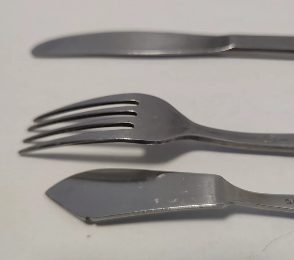Hanford Forge Японии Mystique из нержавеющей стали ужин вилка масло нож ужин нож лот - Изображение 3 из 4