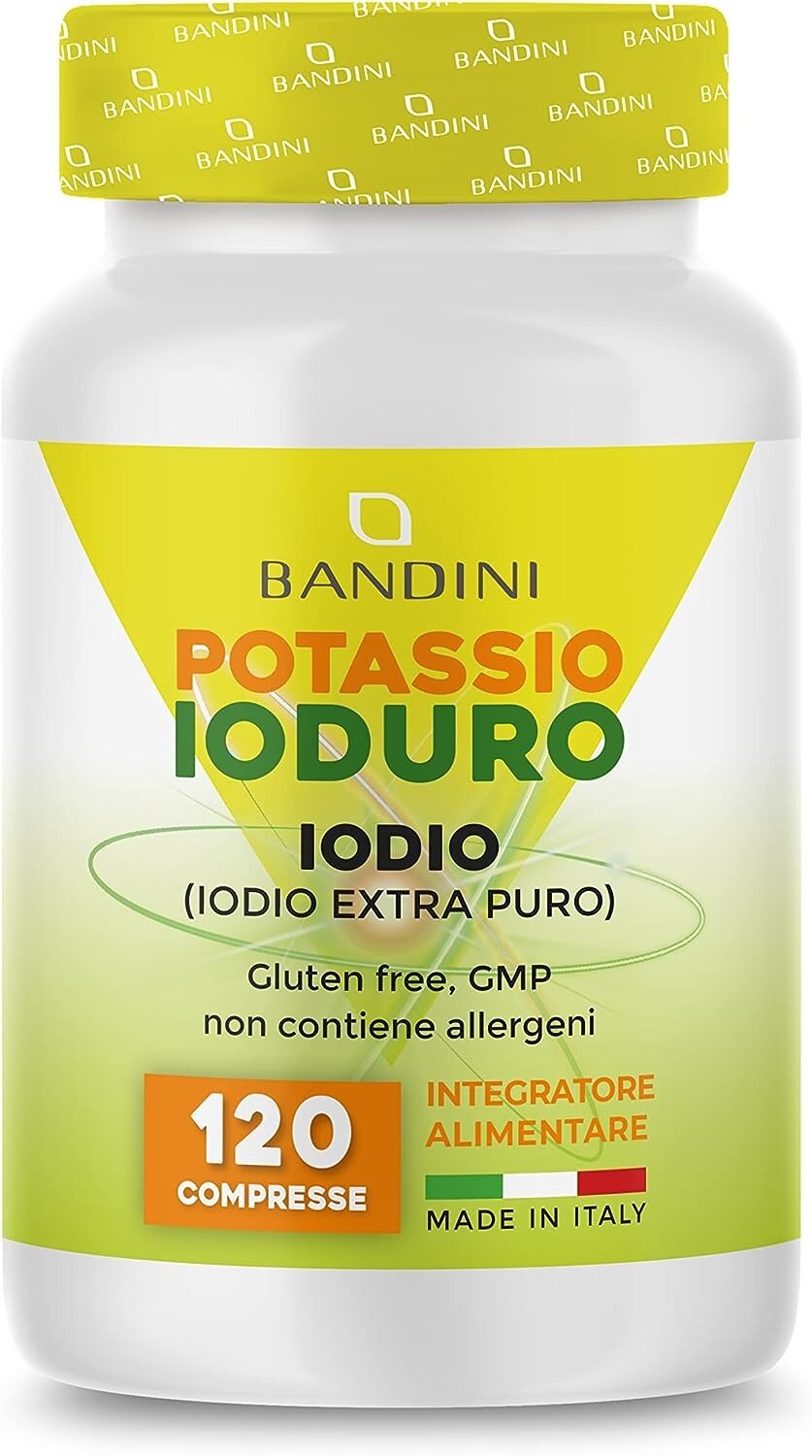 IODURO DI POTASSIO - IODIO EXTRA PURO - 225 mcg (PER COMPRESSA),...