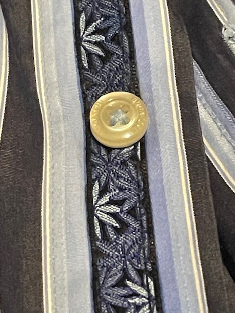 Bugatchi Uomo L Button Down Multicolor Blue Strip… - image 11