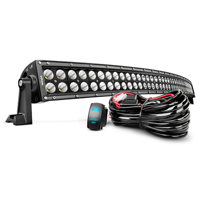 32Inch 180W Black Curved LED Light Bar Combo Offroad Lighting with ...