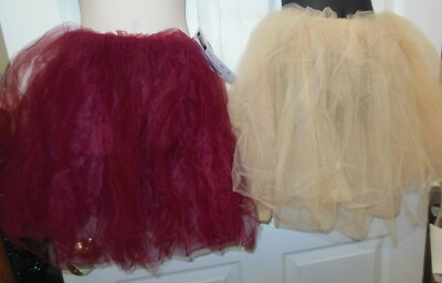 CHIFFON & TULLE  ROMANTIC MID LENGTH TUTUS CHILD ADULT MANY COLORS 4918