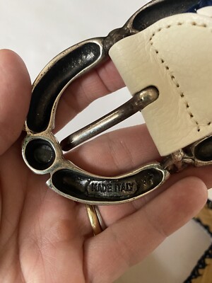 Streets Ahead Made In Italy Genuine Leather Belt 42 display picture 3