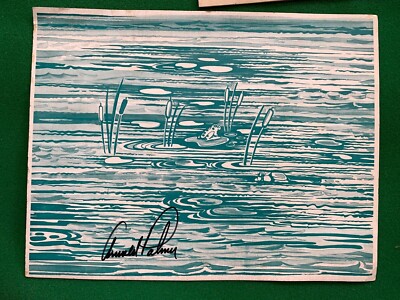 Vintage Arnold Palmer's Indoor Golf Game Complete Signature on