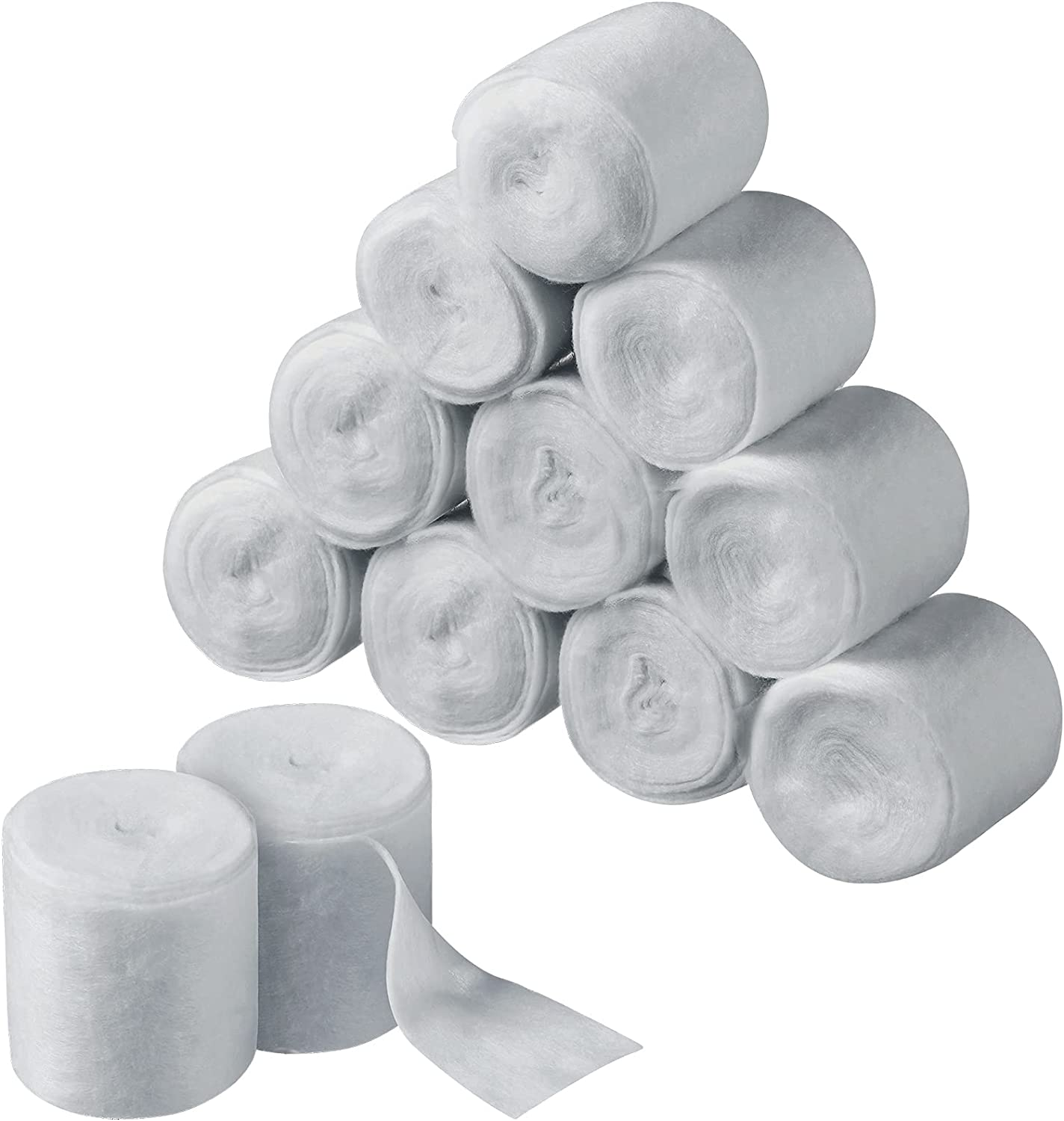 12 Rolls Cast Padding Individual Pack Soft Cotton Undercast Padding Wrap Use...