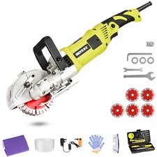 4000W Electric Wall Groove Cutting Machine Brick Wall Chaser Concrete Notcher