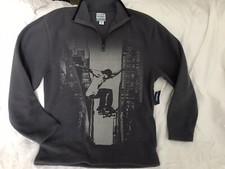 Boys XL 14-16 Gray Skateboard Old Navy Fleece Pullover NWT